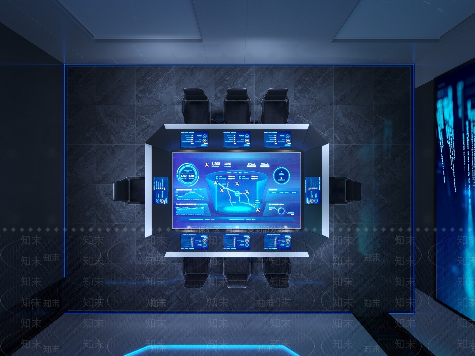 现代研讨室3D模型下载【ID:1116584167】