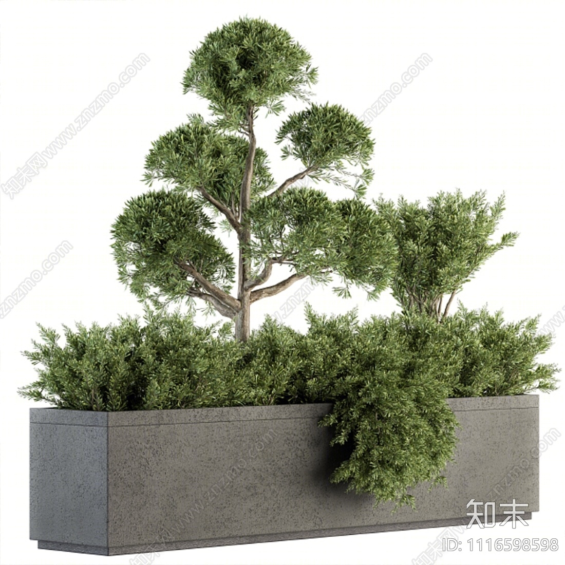 植物堆3D模型下载【ID:1116598598】