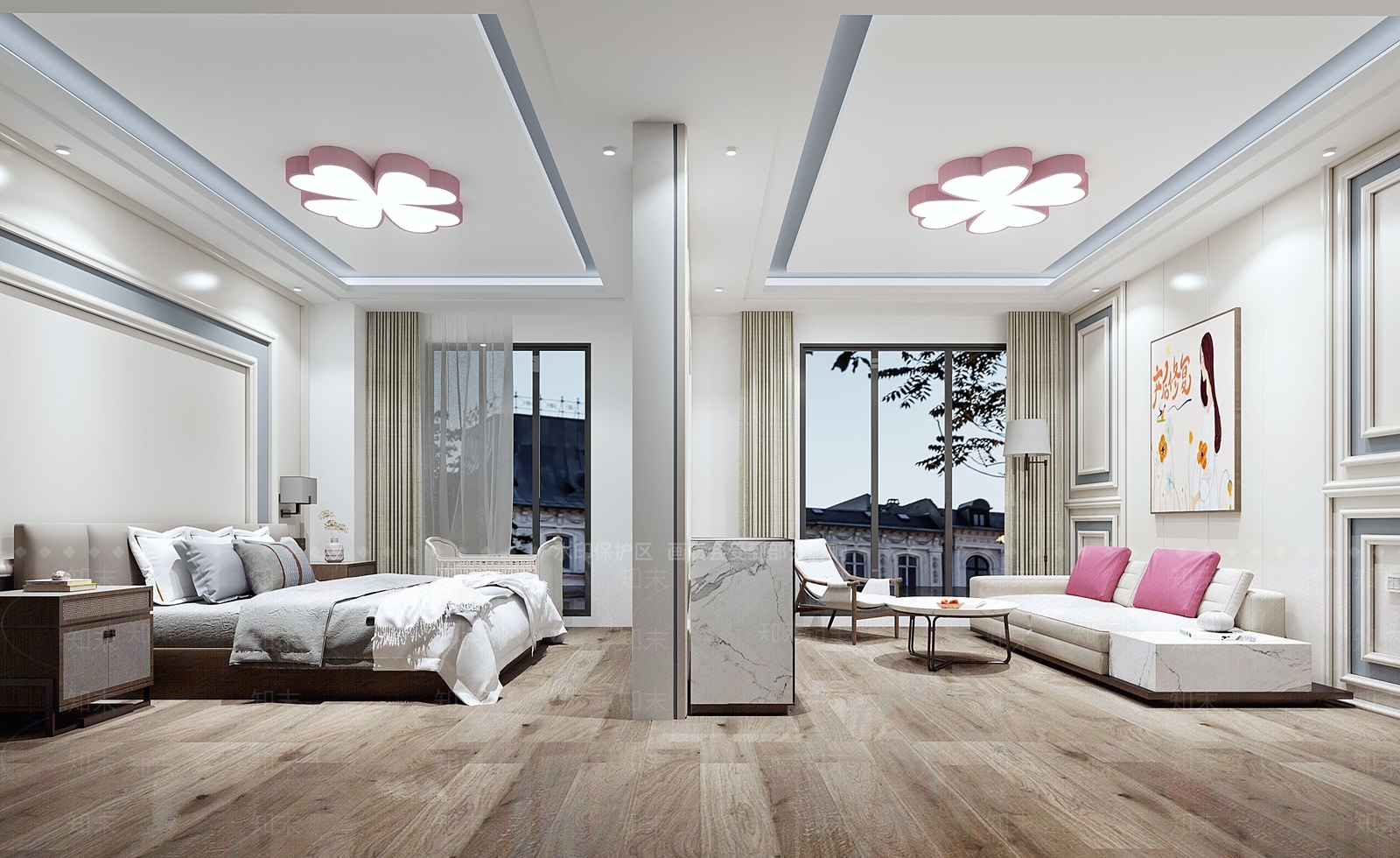 现代月子中心3D模型下载【ID:1116599779】