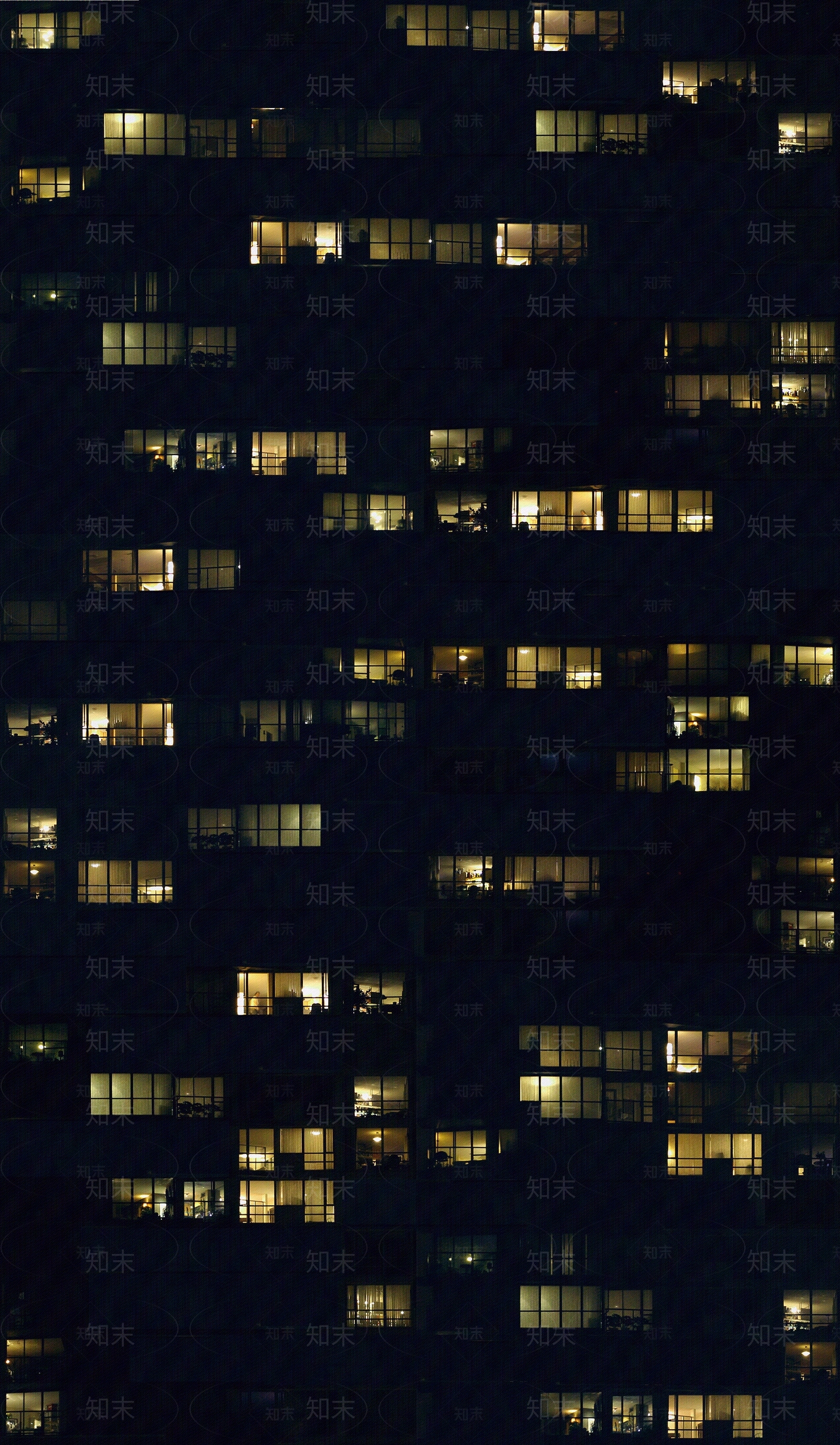 建筑外立面夜晚外景玻璃贴图贴图下载【ID:1116616628】