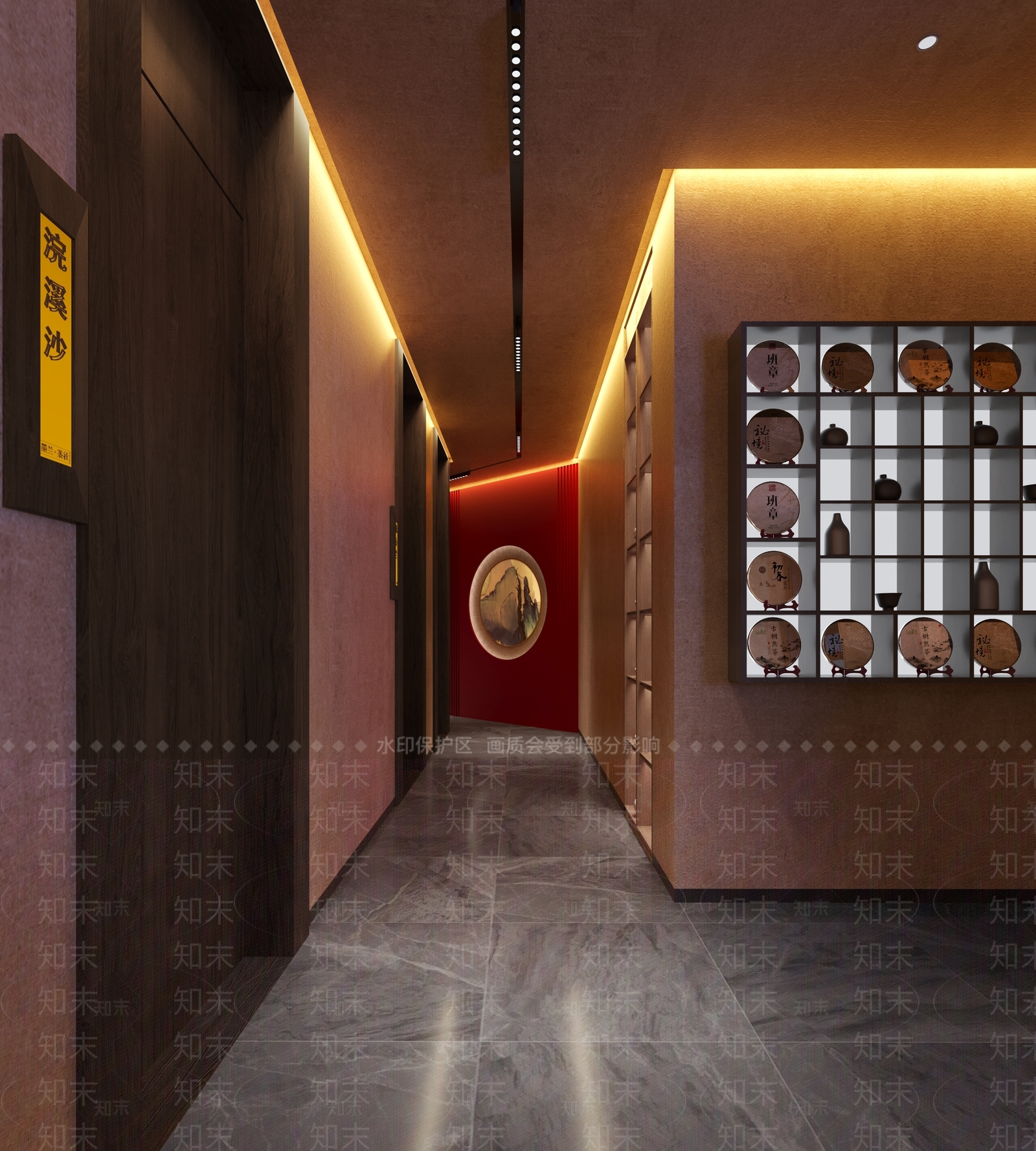 新中式茶室3D模型下载【ID:1116627383】