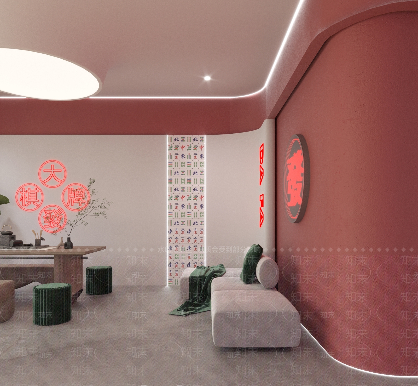 现代茶馆3D模型下载【ID:1116631077】
