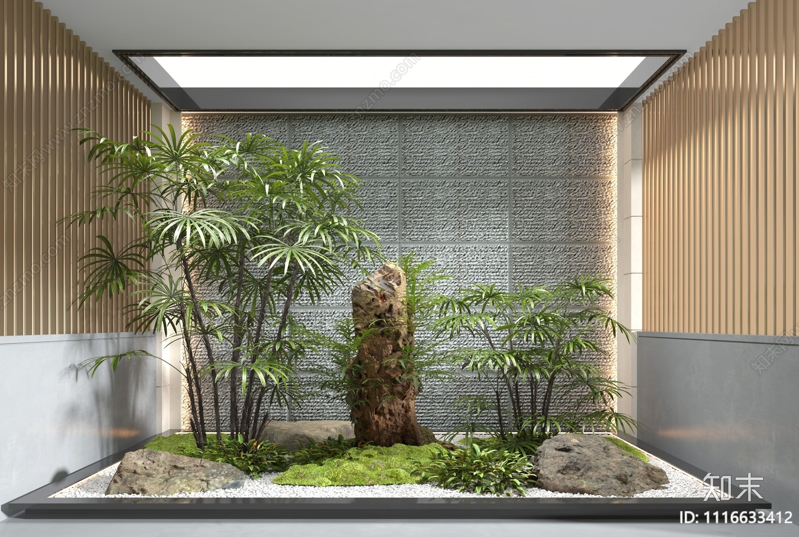 植物造景3D模型下载【ID:1116633412】