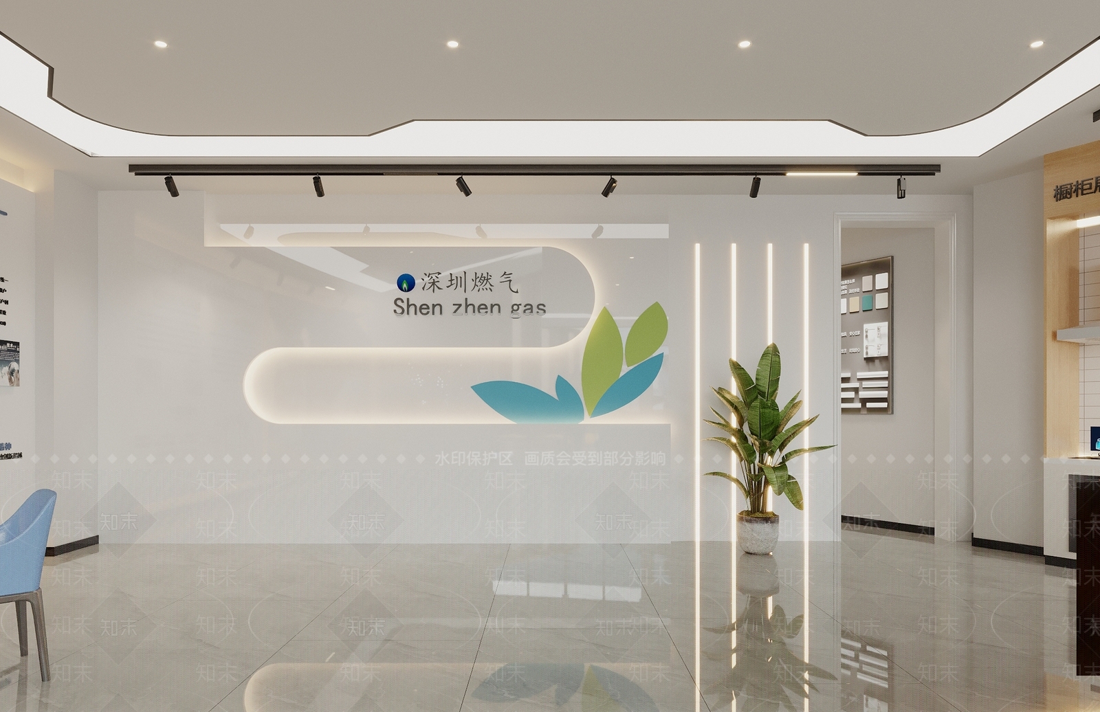 现代燃气灶专卖店3D模型下载【ID:1116644842】