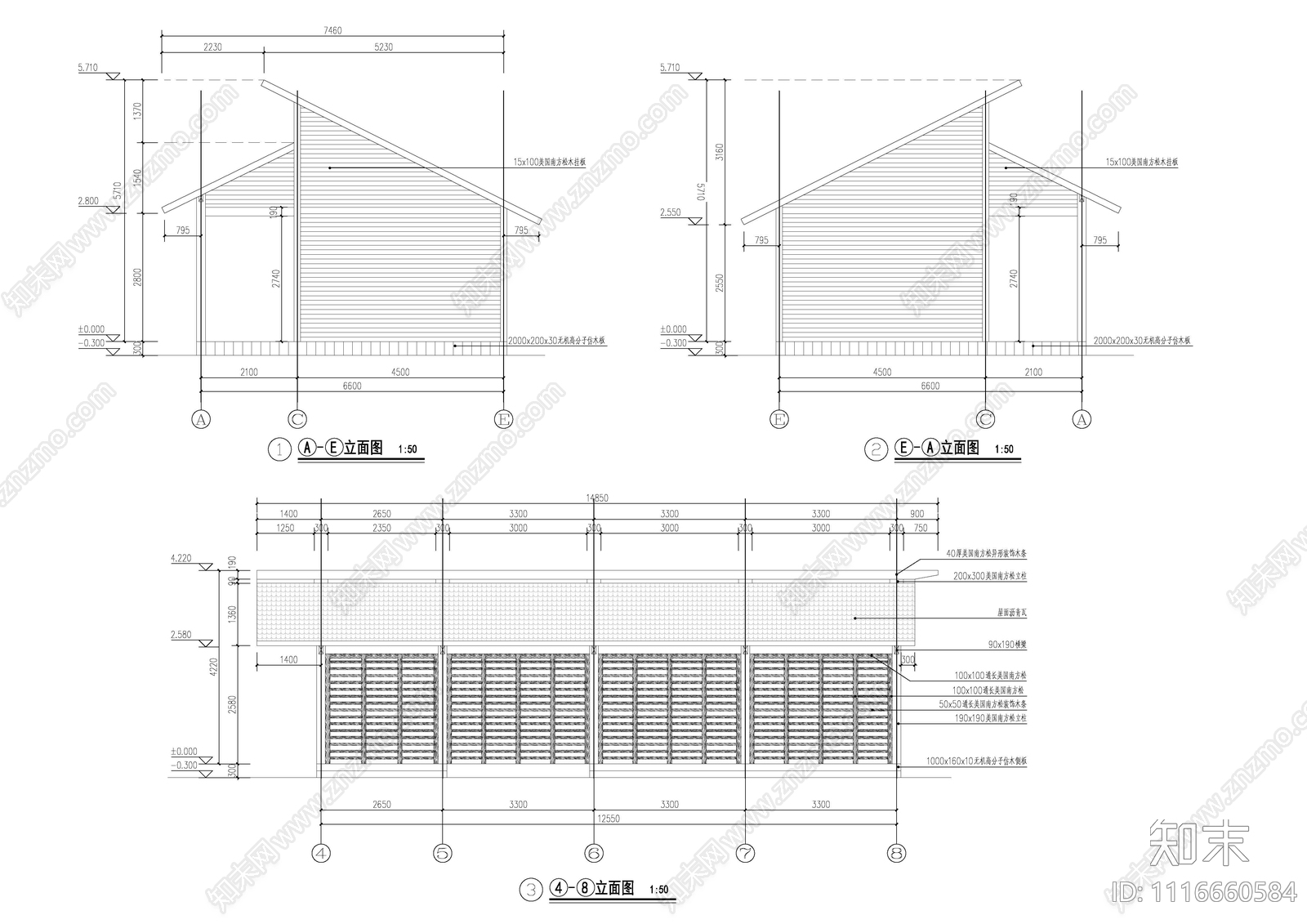 售票小卖部建筑施工图cad施工图下载【ID:1116660584】