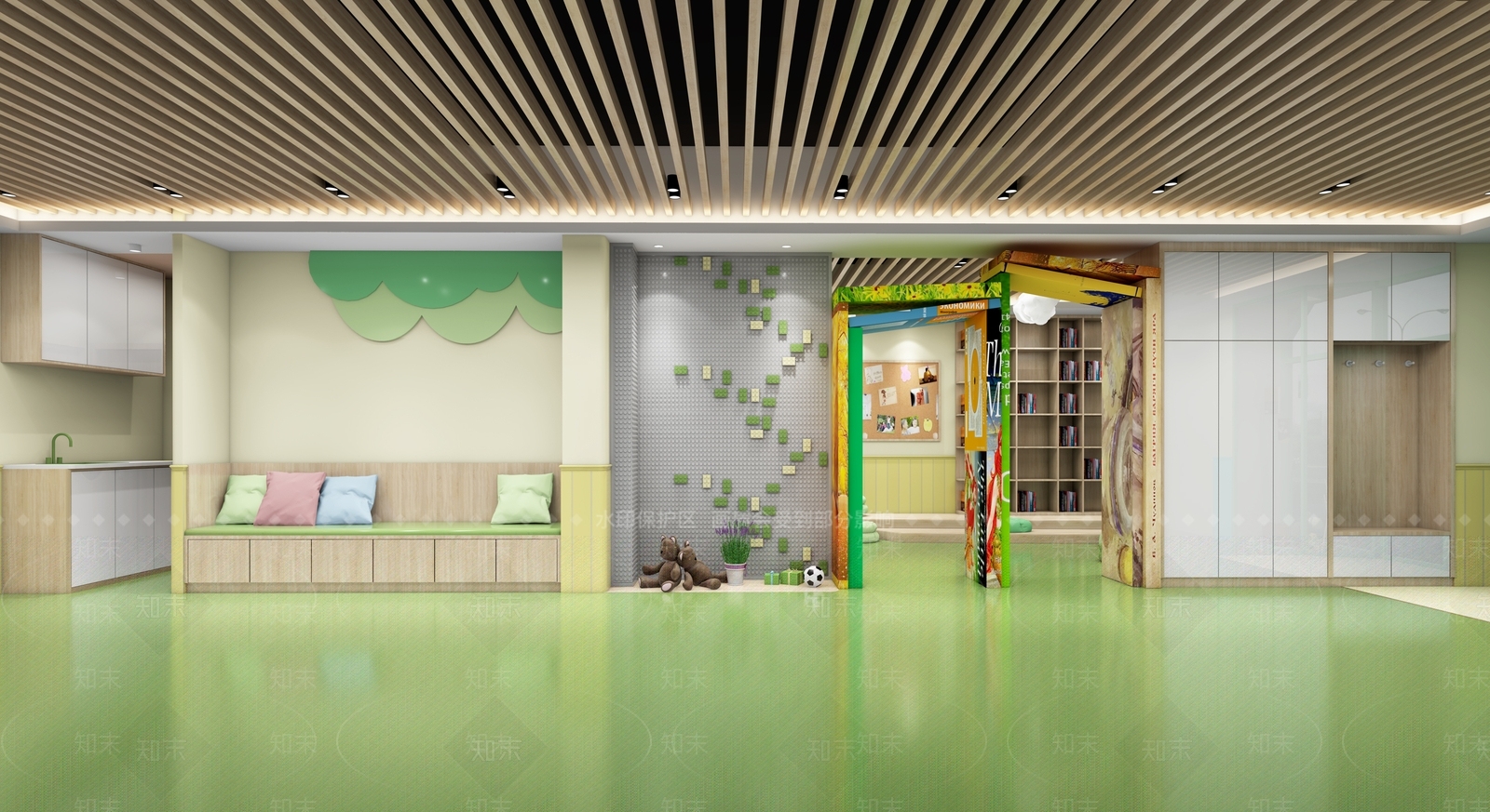 现代儿童书店3D模型下载【ID:1116739761】