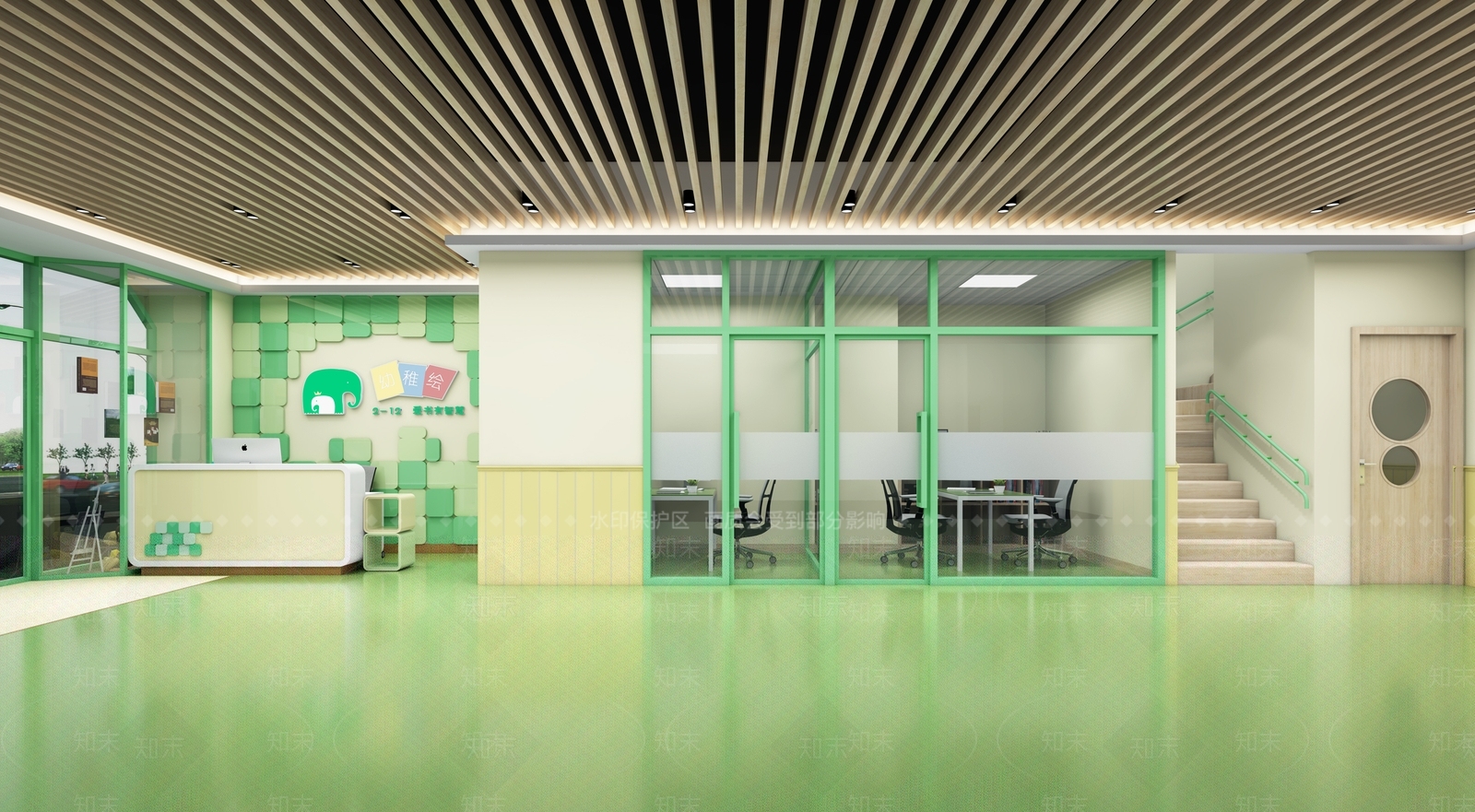 现代儿童书店3D模型下载【ID:1116739761】