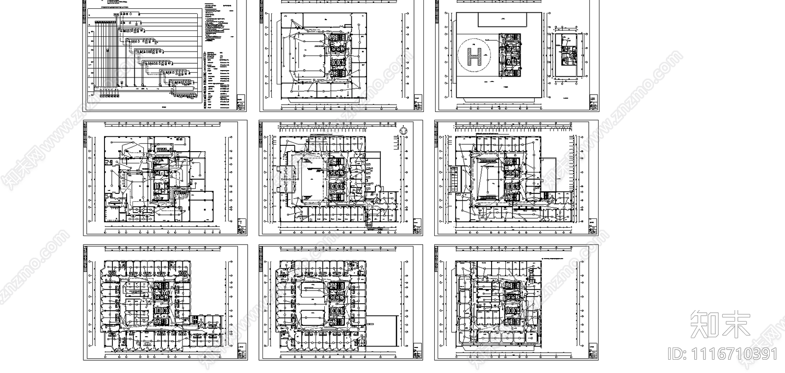 医院消防系统图施工图施工图下载【ID:1116710391】