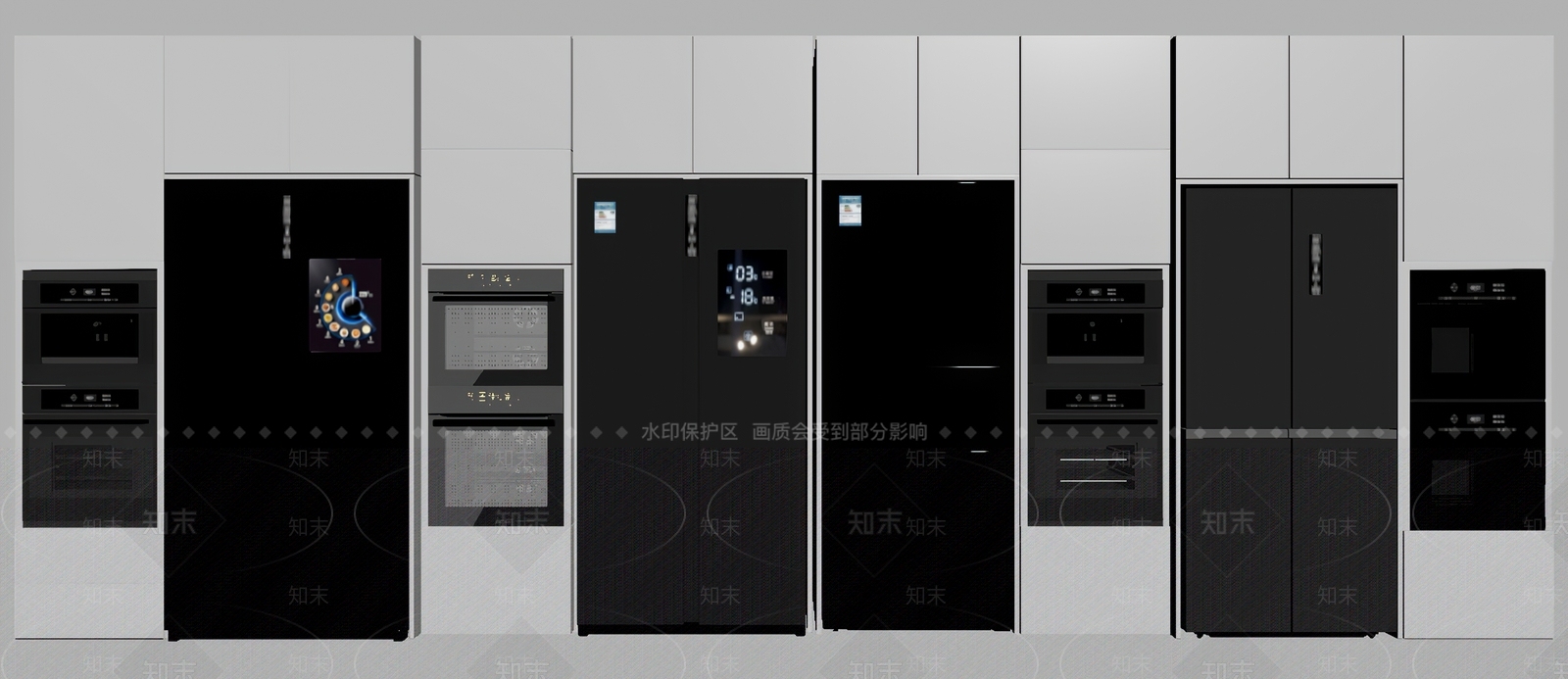 现代冰箱SU模型下载【ID:1116710941】