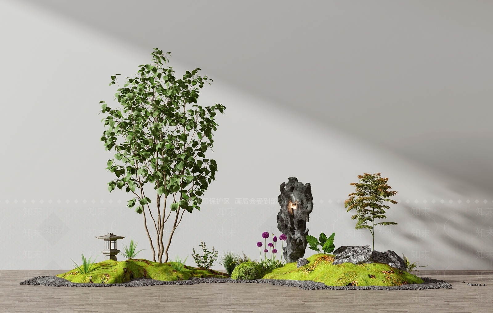 植物堆3D模型下载【ID:1116711179】