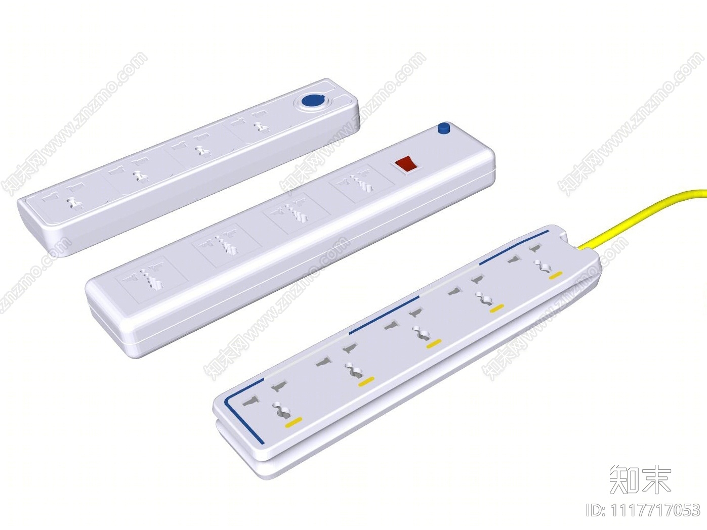 现代插线板SU模型下载【ID:1117717053】