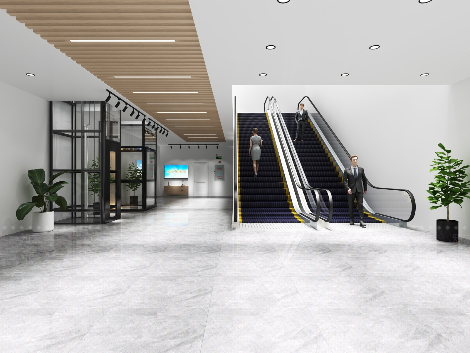 现代电梯3D模型下载【ID:1116731413】