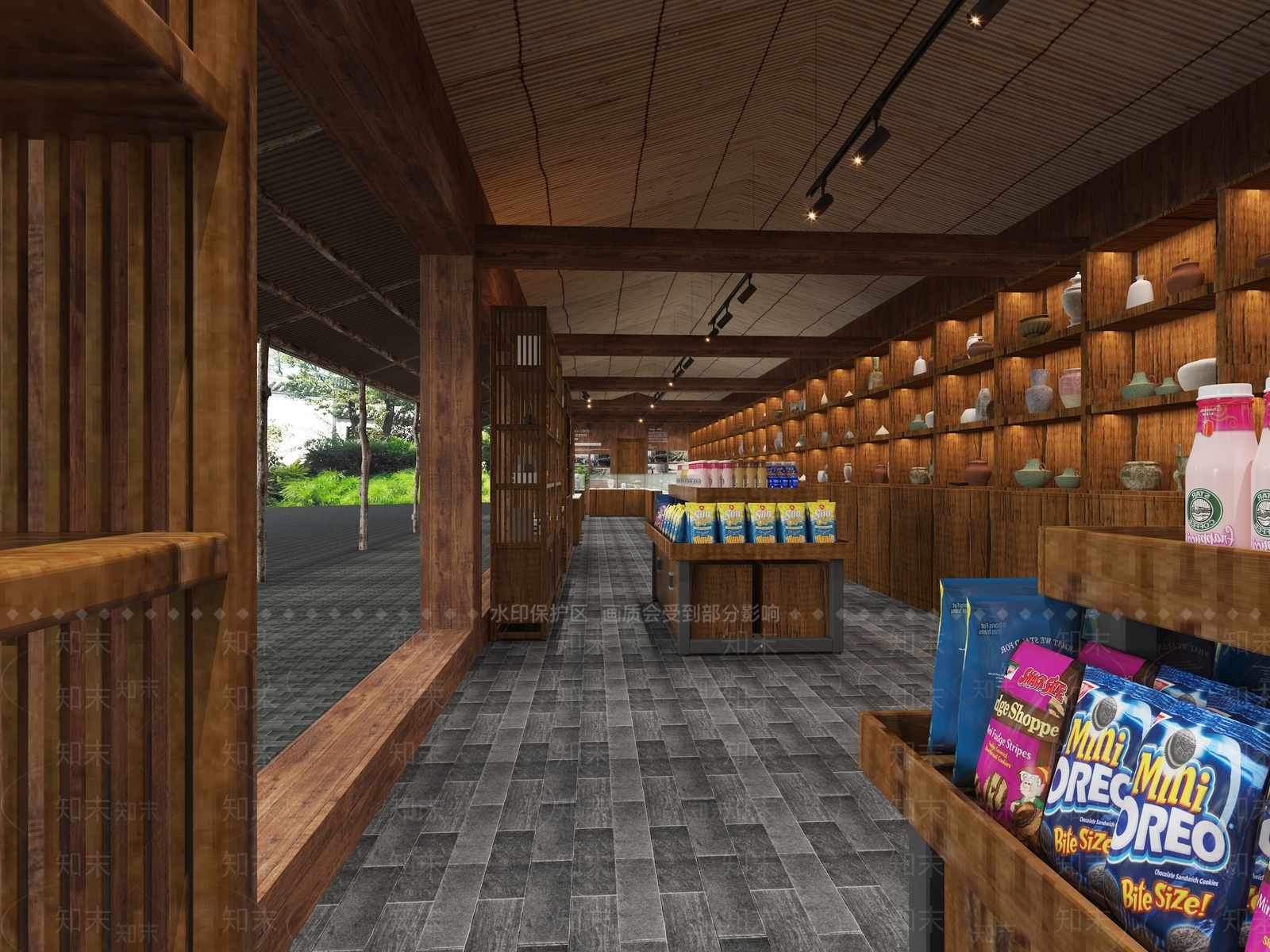 新中式展厅3D模型下载【ID:1116747876】