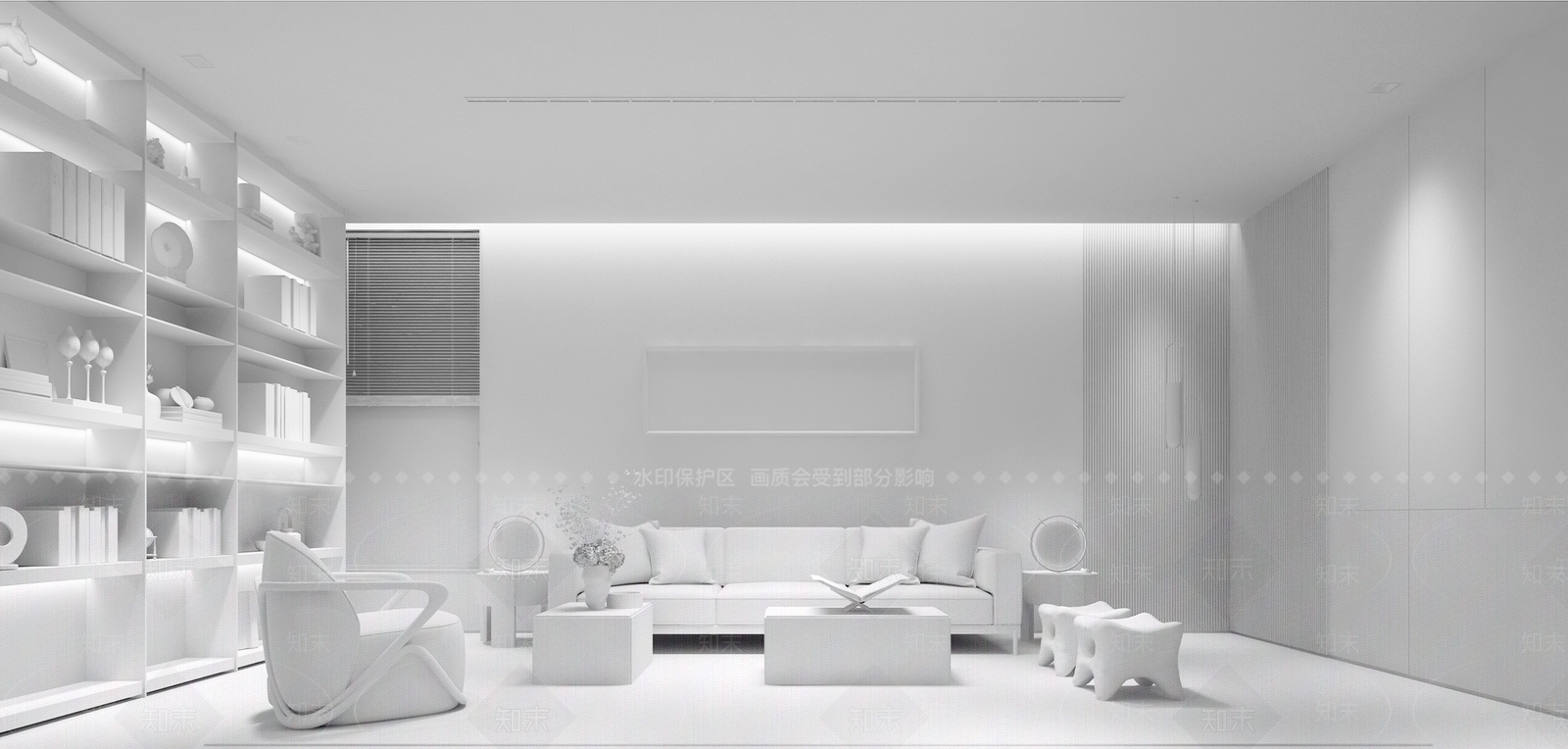 现代会客厅3D模型下载【ID:1116752914】