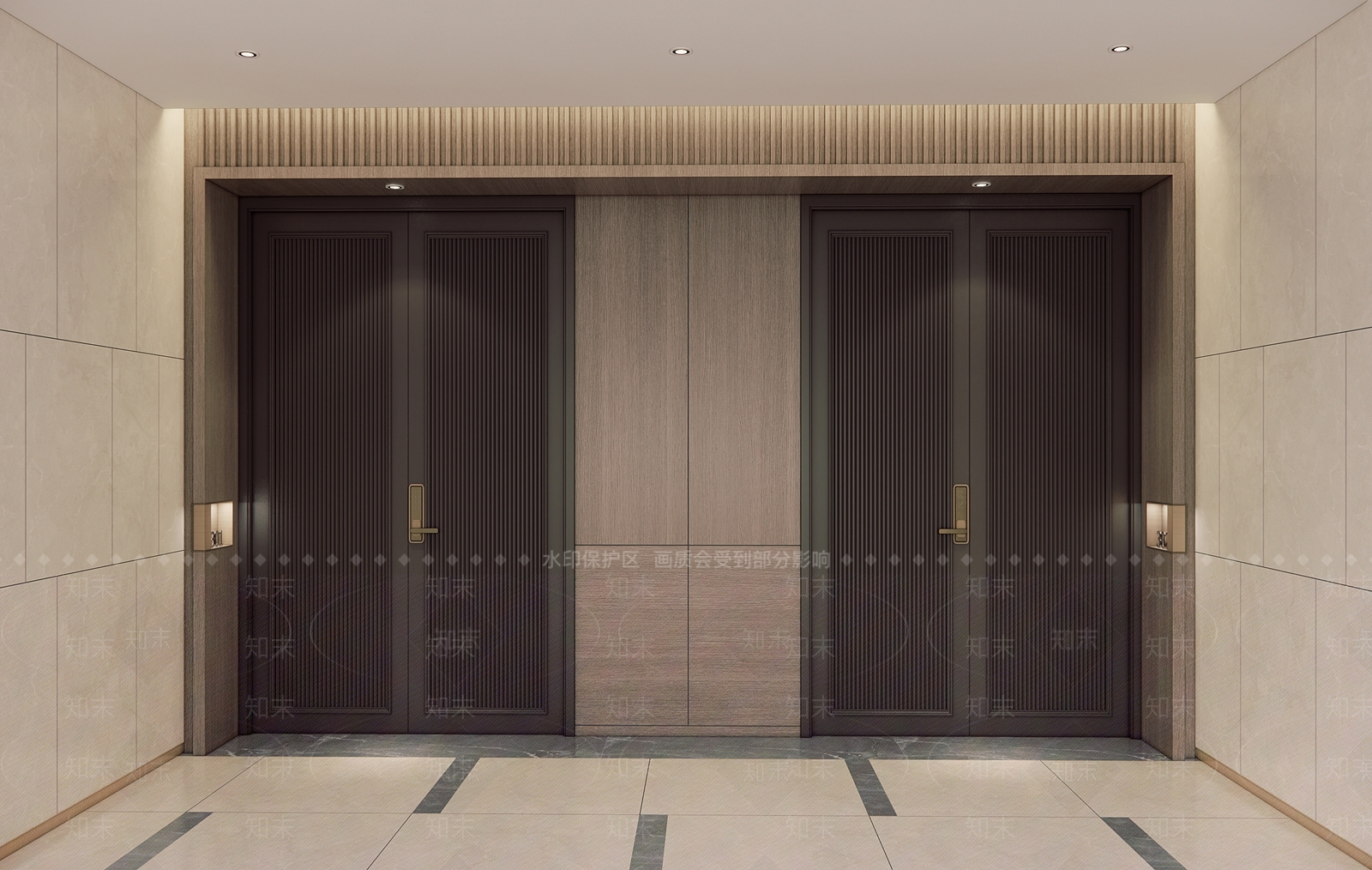 现代玄关SU模型下载【ID:1222190025】