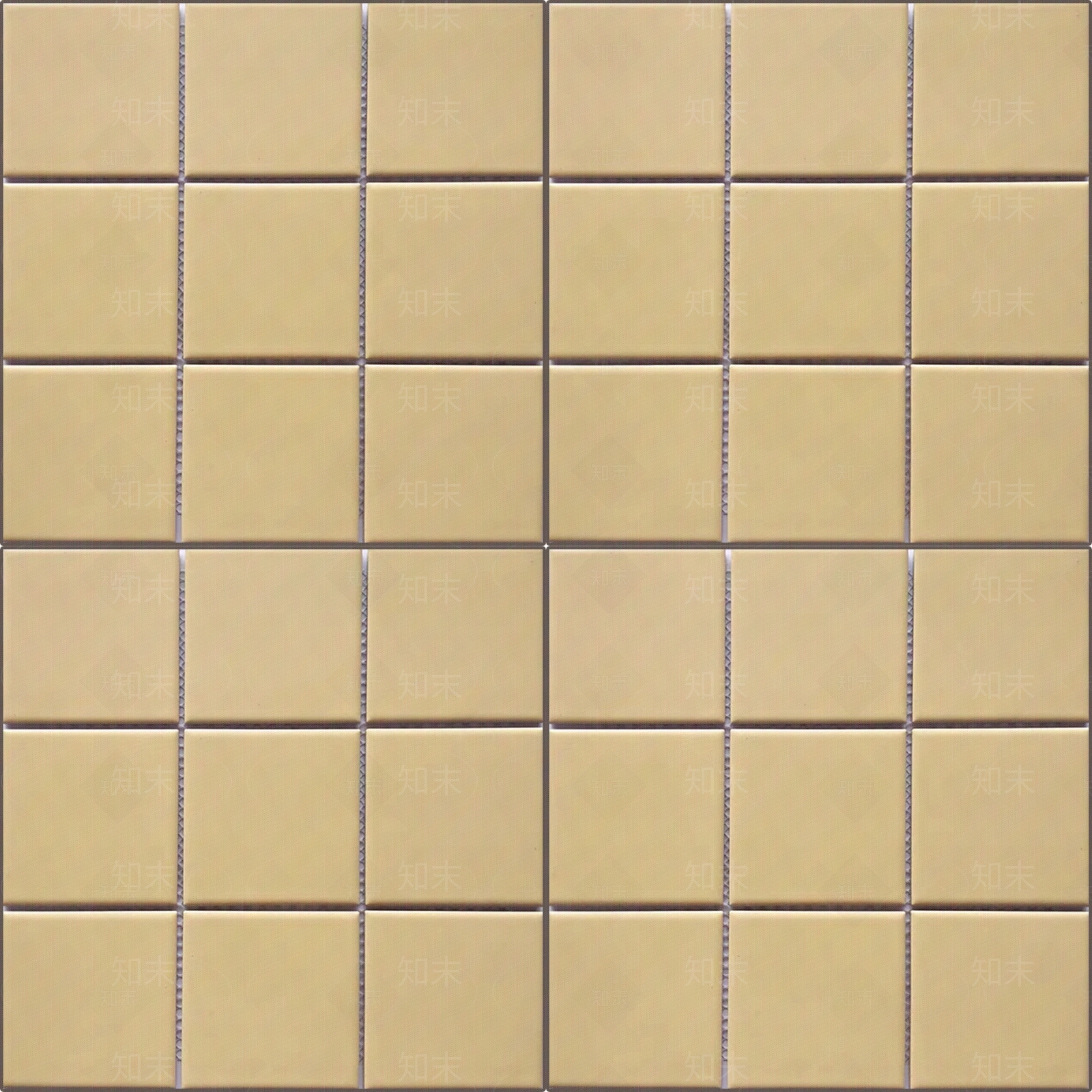 土黄色小方形纯色瓷砖贴图下载【ID:1116799197】