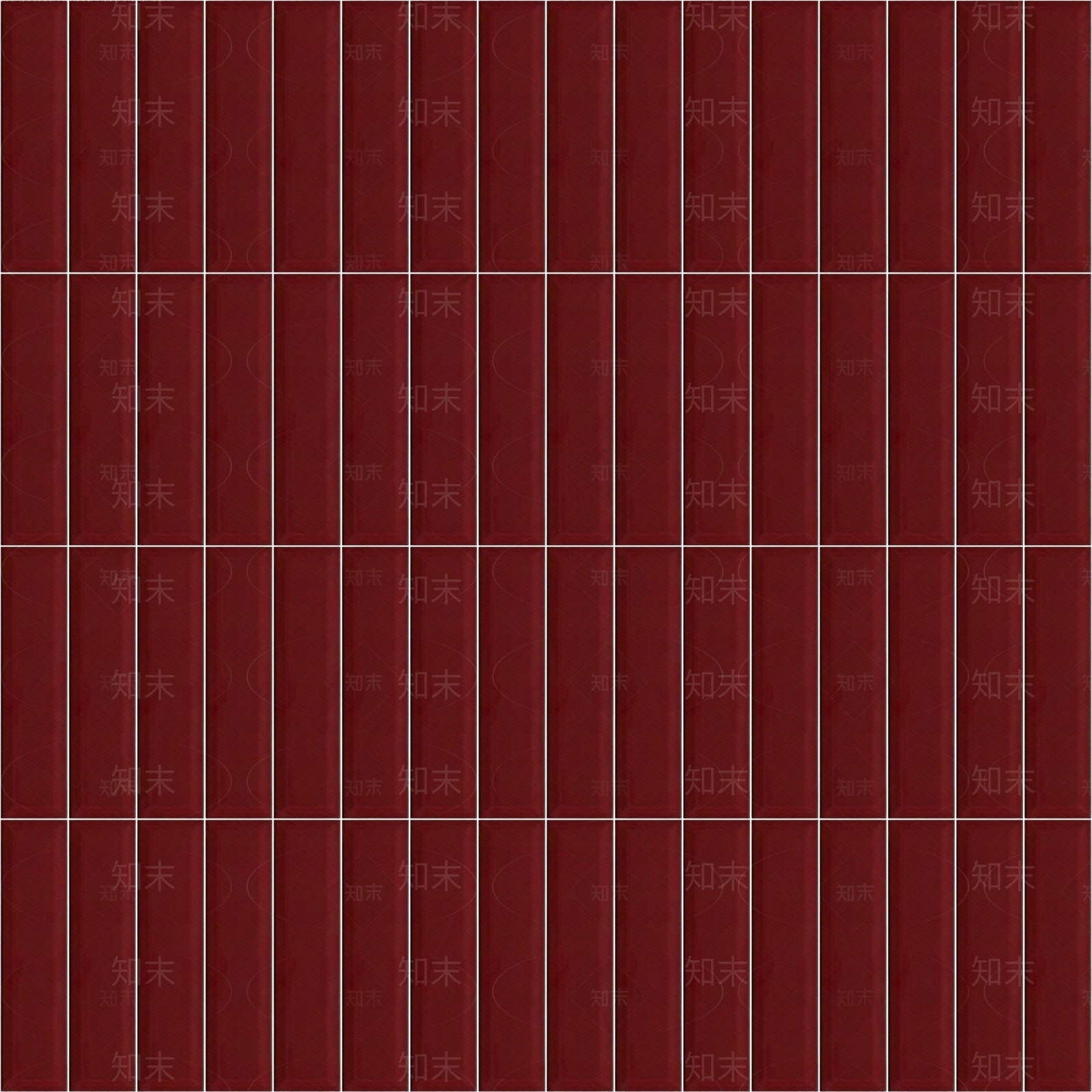 复古酒红色长方形纯色瓷砖贴图下载【ID:1195362089】