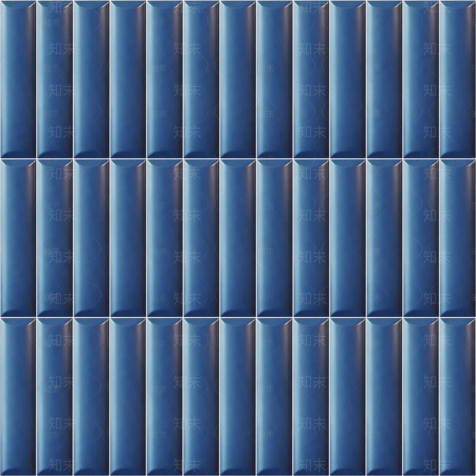 深蓝色色长方形立体面包形图面纯色瓷砖贴图下载【ID:1116799702】