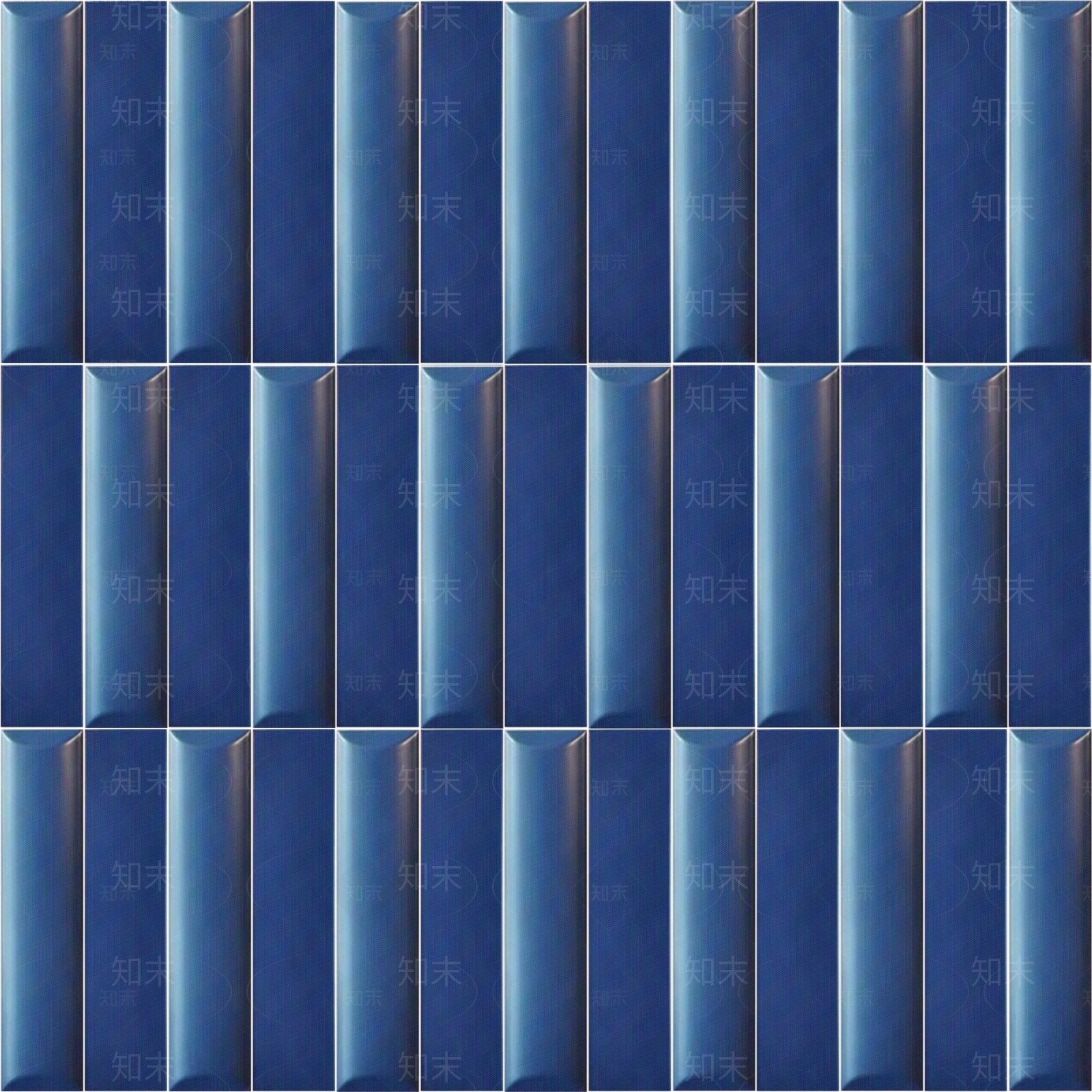 深蓝色立体面包形纯色瓷砖贴图下载【ID:1116799804】