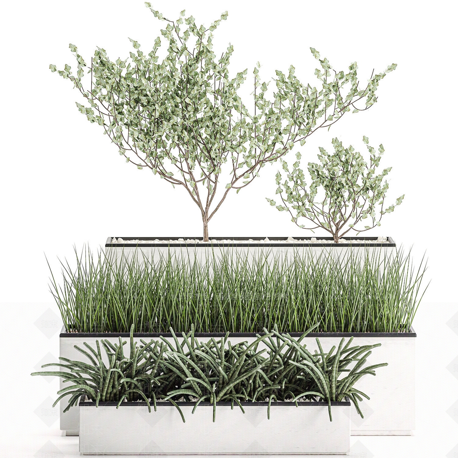 花坛3D模型下载【ID:1116802423】