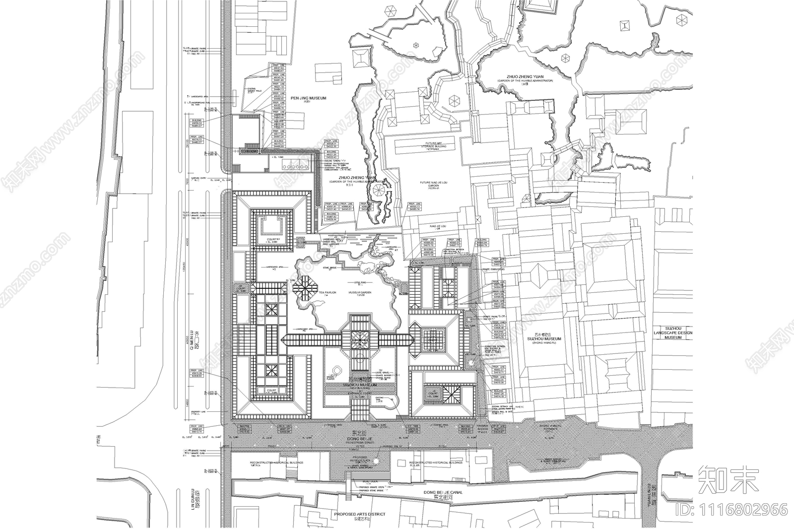 苏州博物馆建筑方案设计图施工图施工图下载【ID:1116802966】