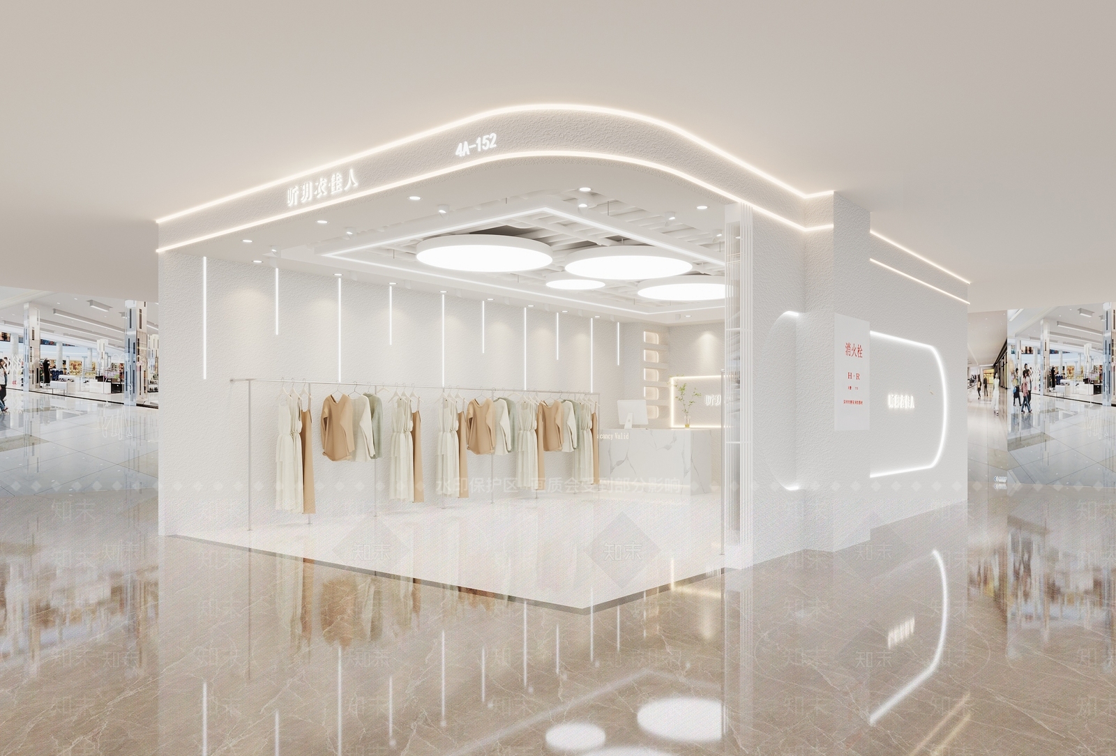 现代女装店3D模型下载【ID:1116803840】