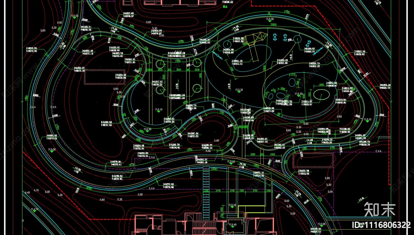 亲子园景观绿地详图施工图施工图下载【ID:1116806322】