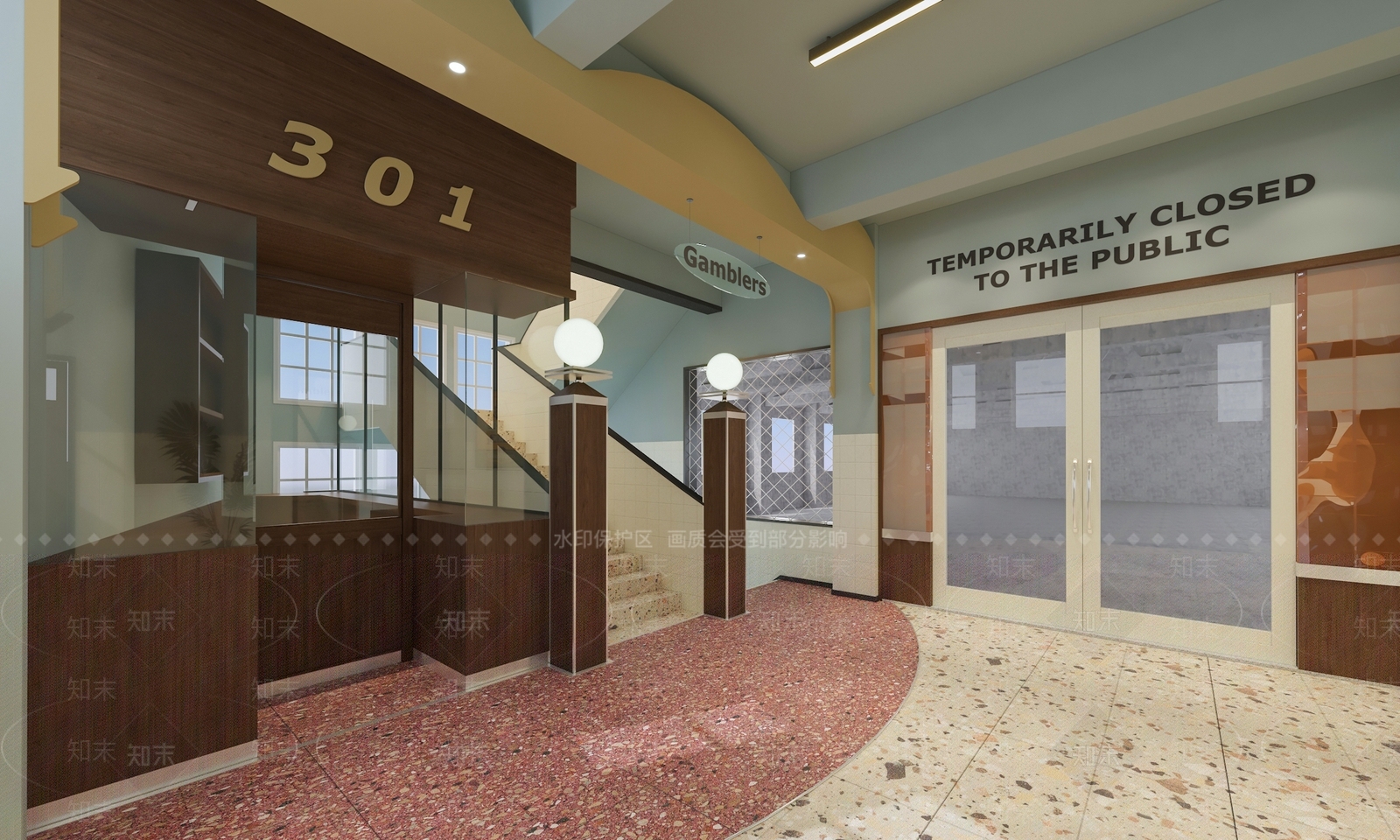 现代书店3D模型下载【ID:1116808383】