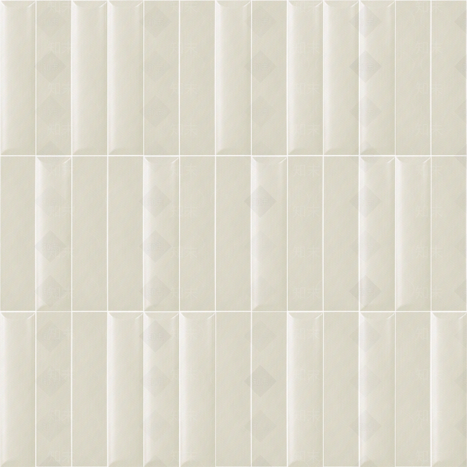 白色长方形立体面包形凸面纯色瓷砖贴图下载【ID:1116811019】