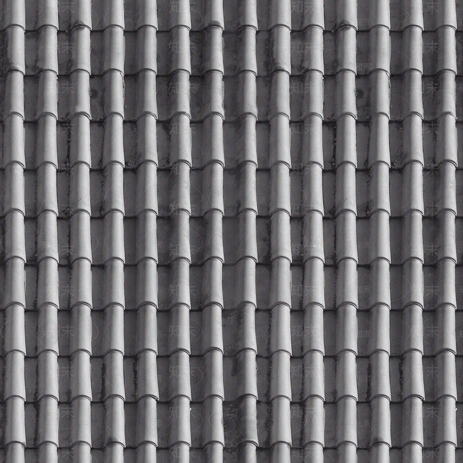 灰色建筑别墅水泥砂屋顶瓦贴图下载【ID:1116820812】