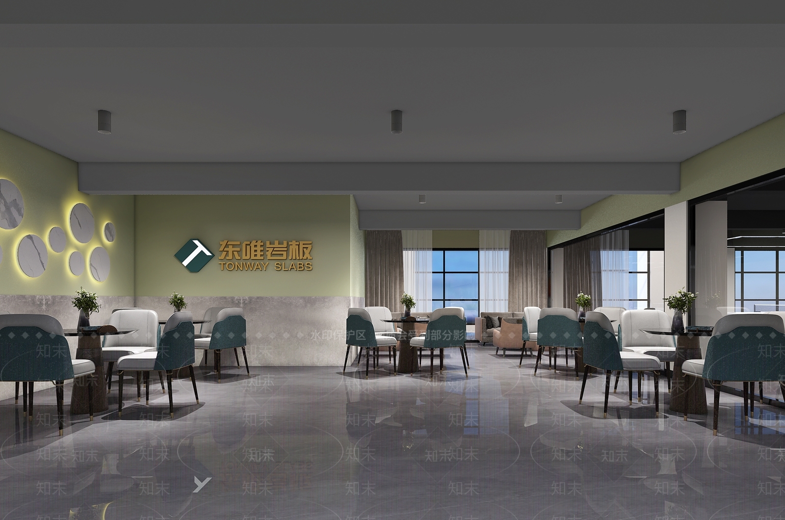 现代休息区3D模型下载【ID:1116967297】