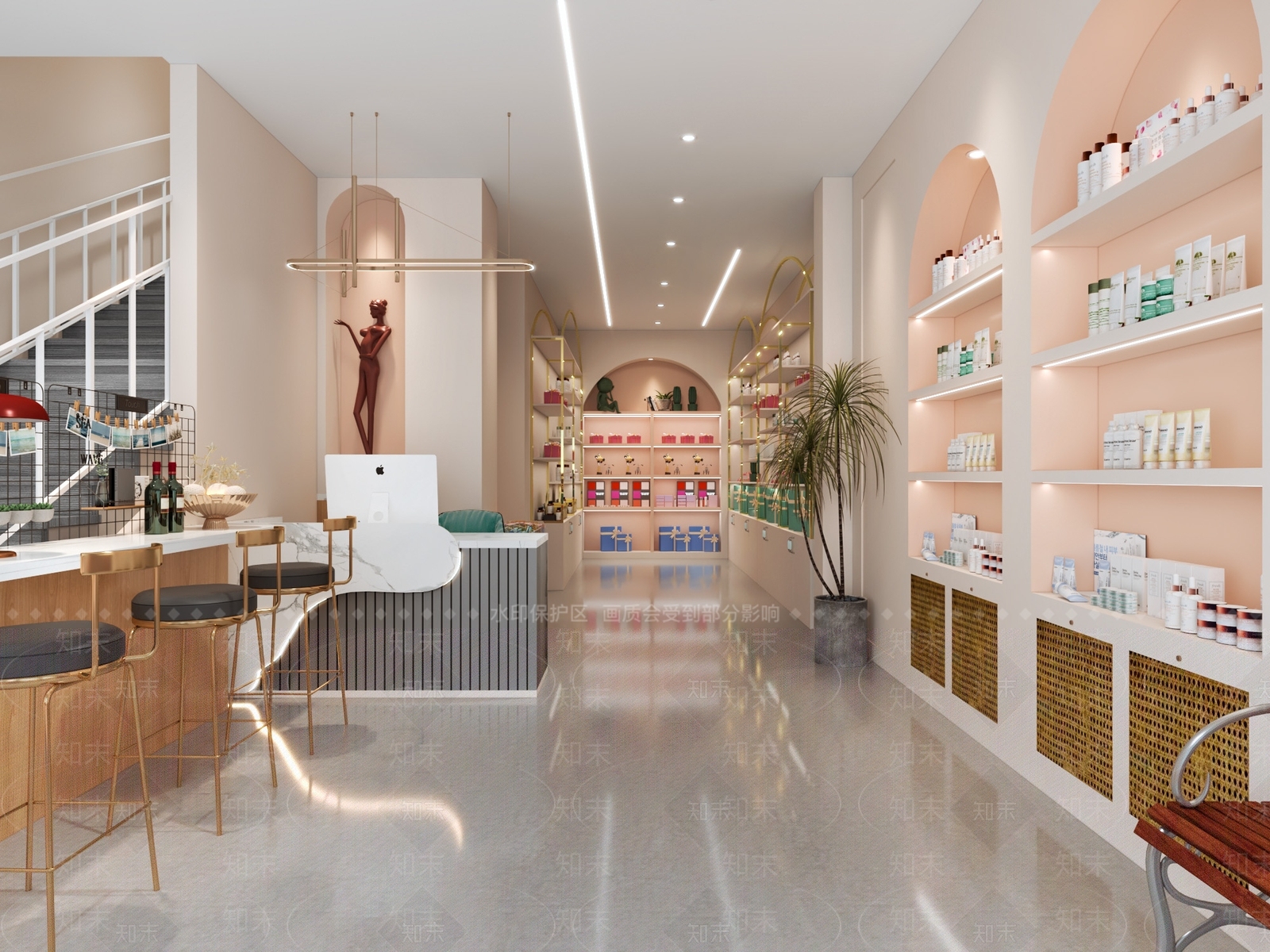 现代礼品店3D模型下载【ID:1116841005】