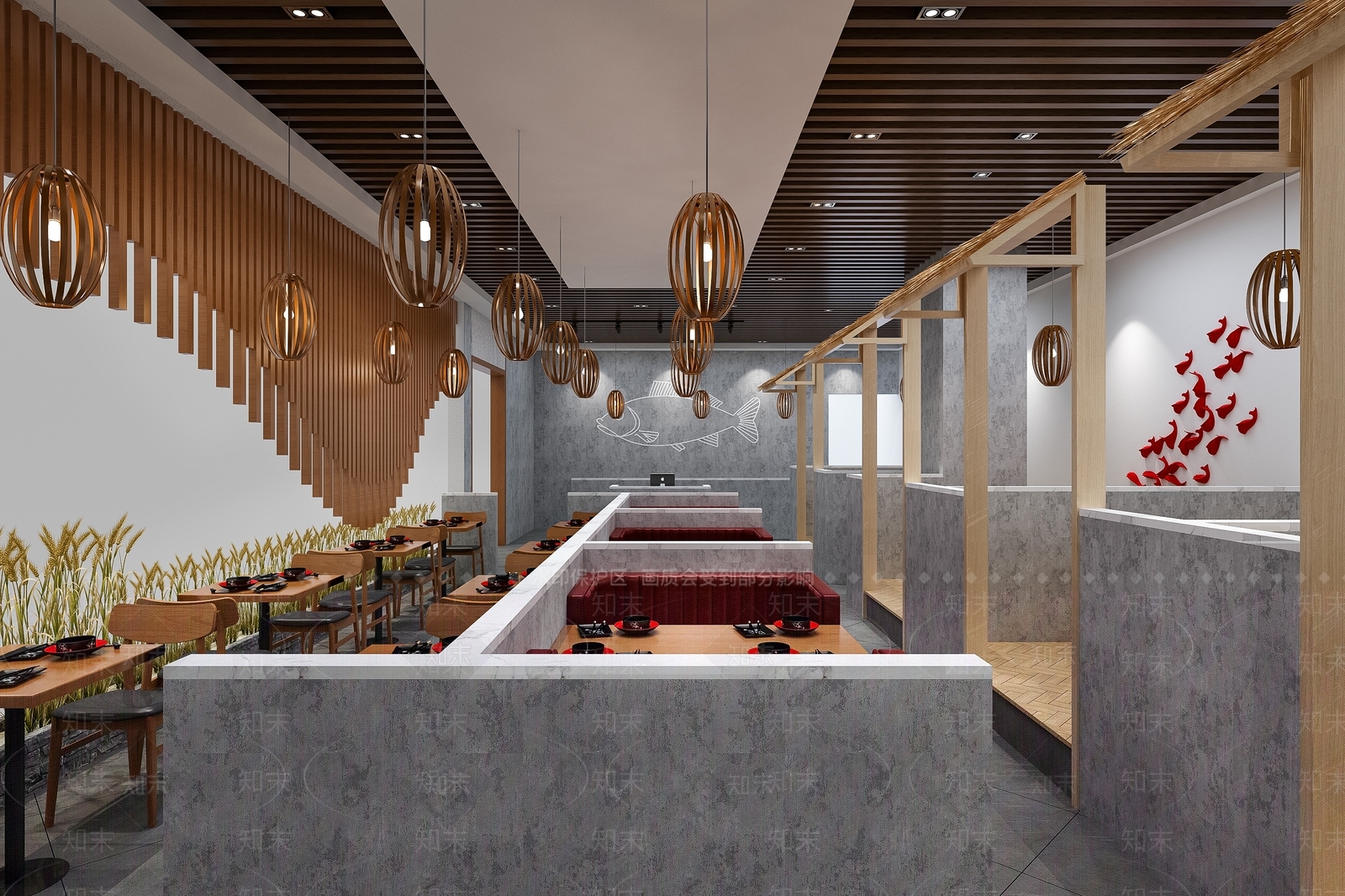 中式火锅店3D模型下载【ID:1116847452】