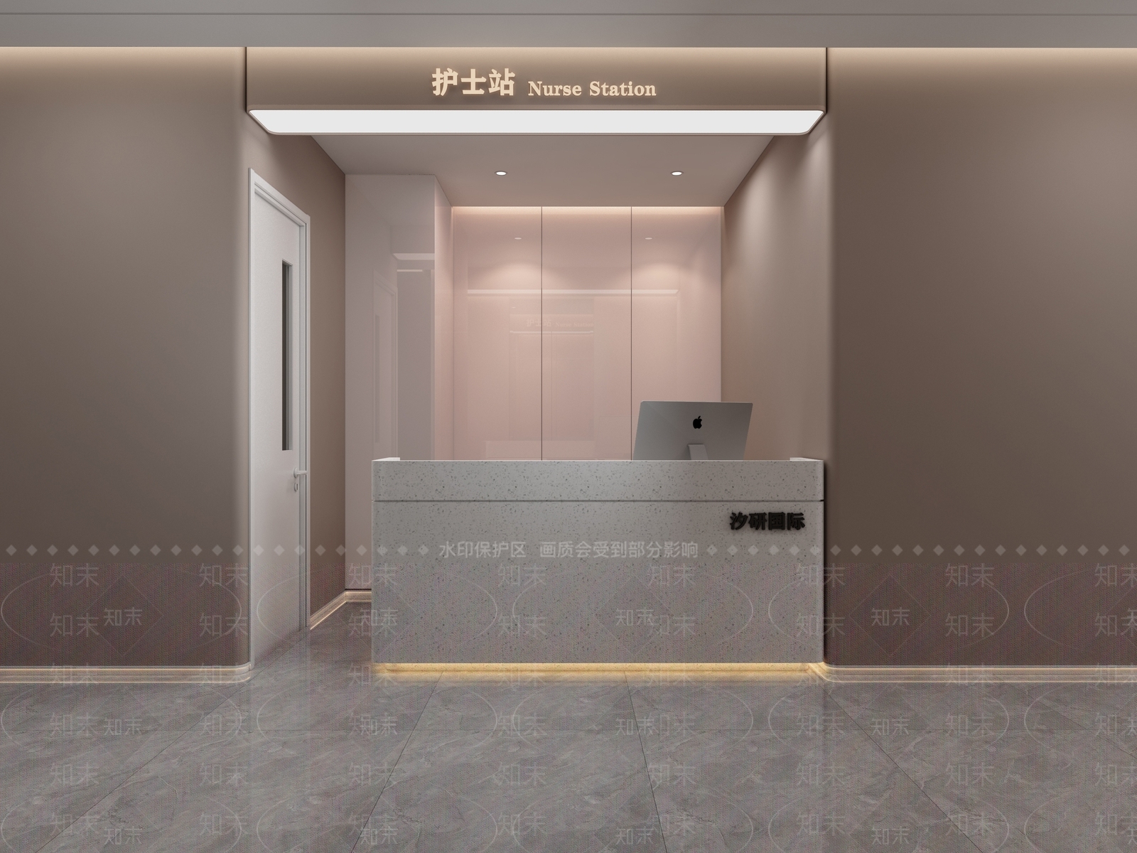 现代医美护士站3D模型下载【ID:1116862462】