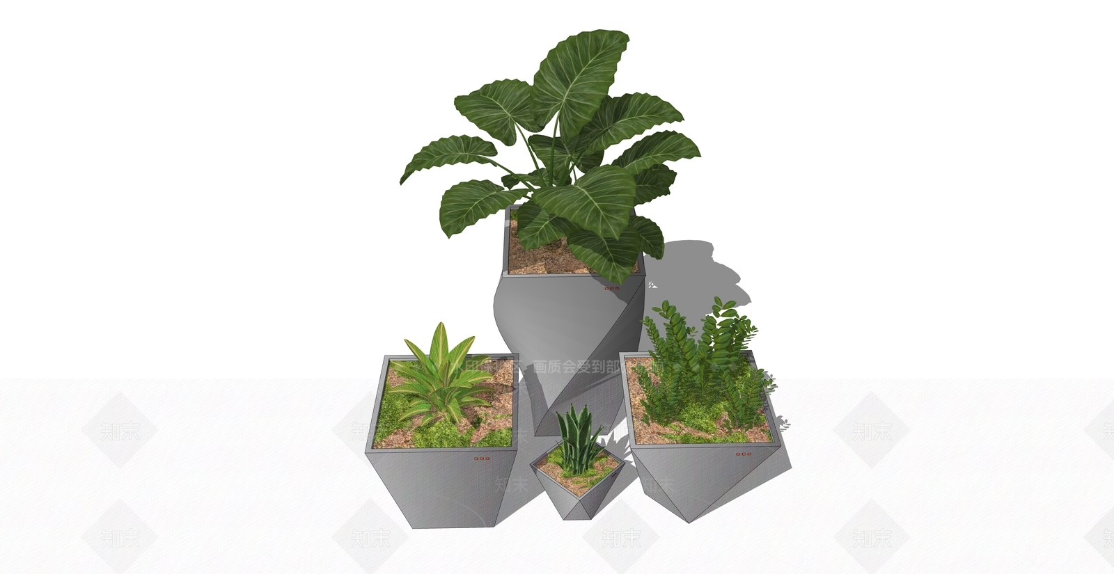 花草SU模型下载【ID:1116958026】