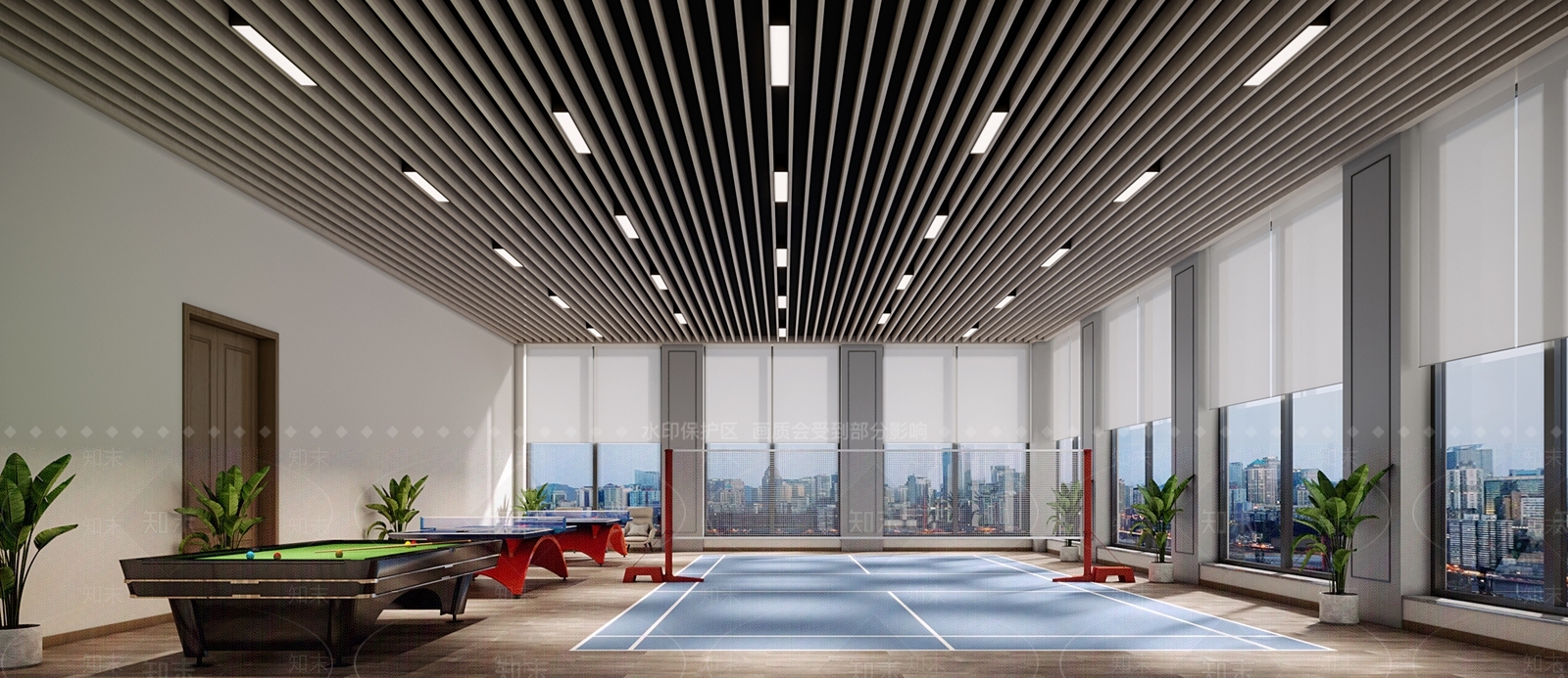 现代活动中心3D模型下载【ID:1116869620】