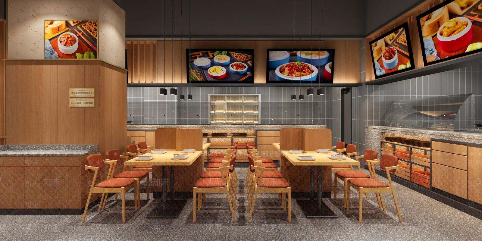 中式自助餐厅3D模型下载【ID:1116870323】