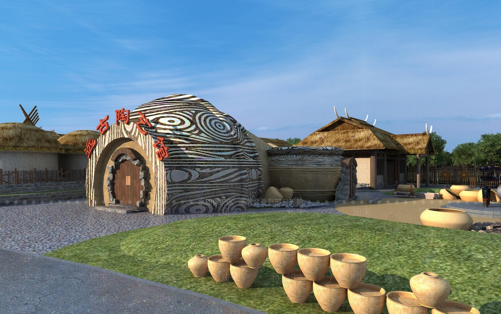 陶艺馆3D模型下载【ID:1116872762】