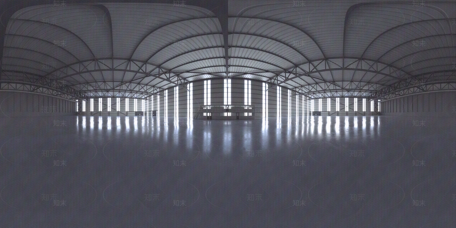 国际化工业风展览展馆hdr全景图贴图下载【ID:1116881677】