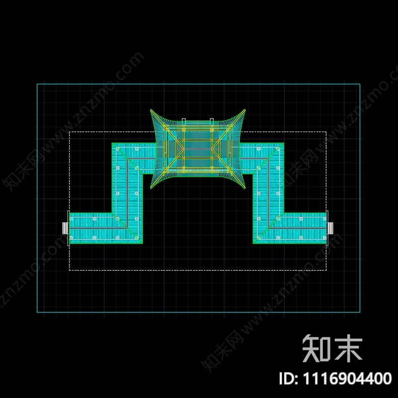 古建廊桥cad施工图下载【ID:1116904400】