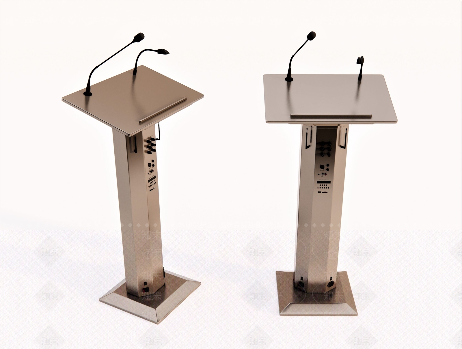 现代演讲台SU模型下载【ID:1119910561】
