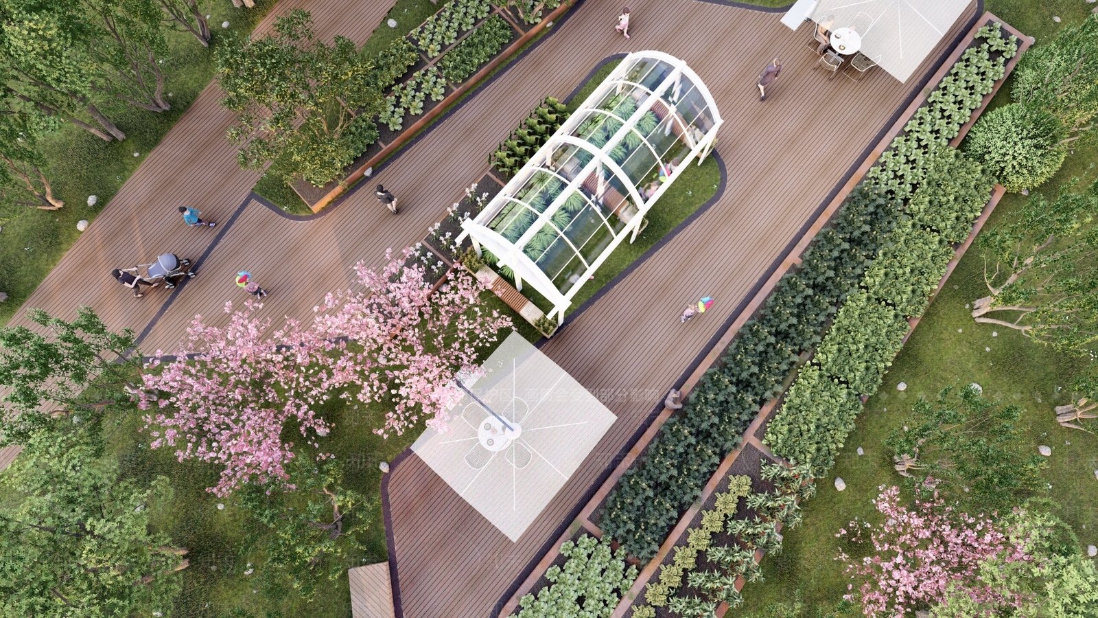 现代菜园SU模型下载【ID:1116927057】