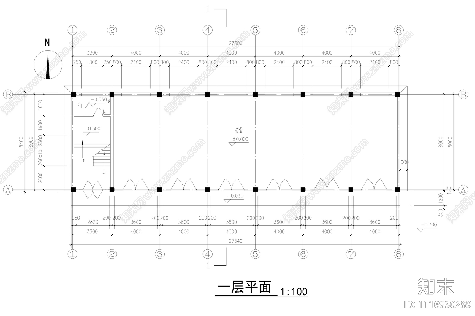 古建筑设计立面图施工图施工图下载【ID:1116930289】