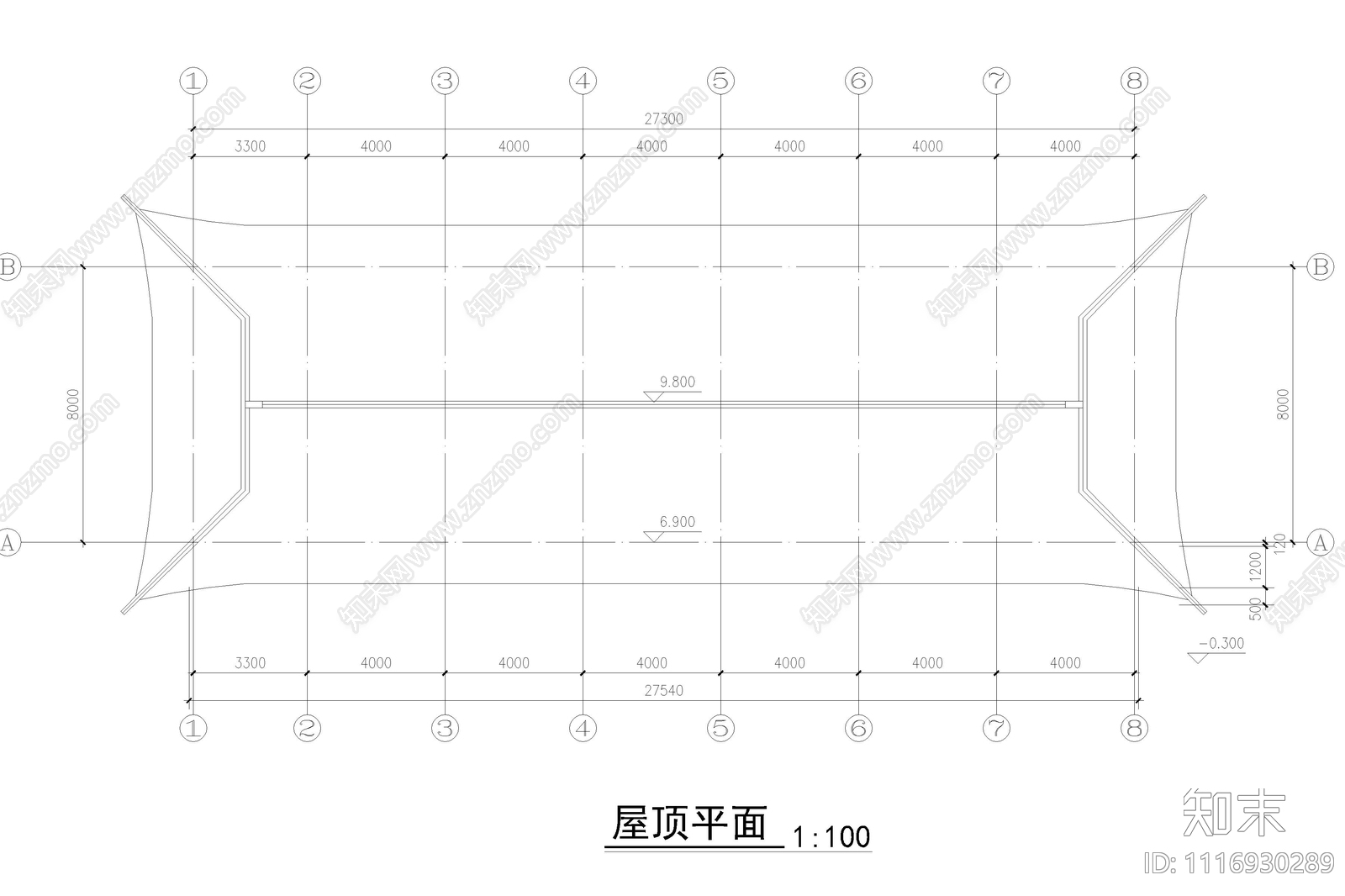 古建筑设计立面图施工图施工图下载【ID:1116930289】