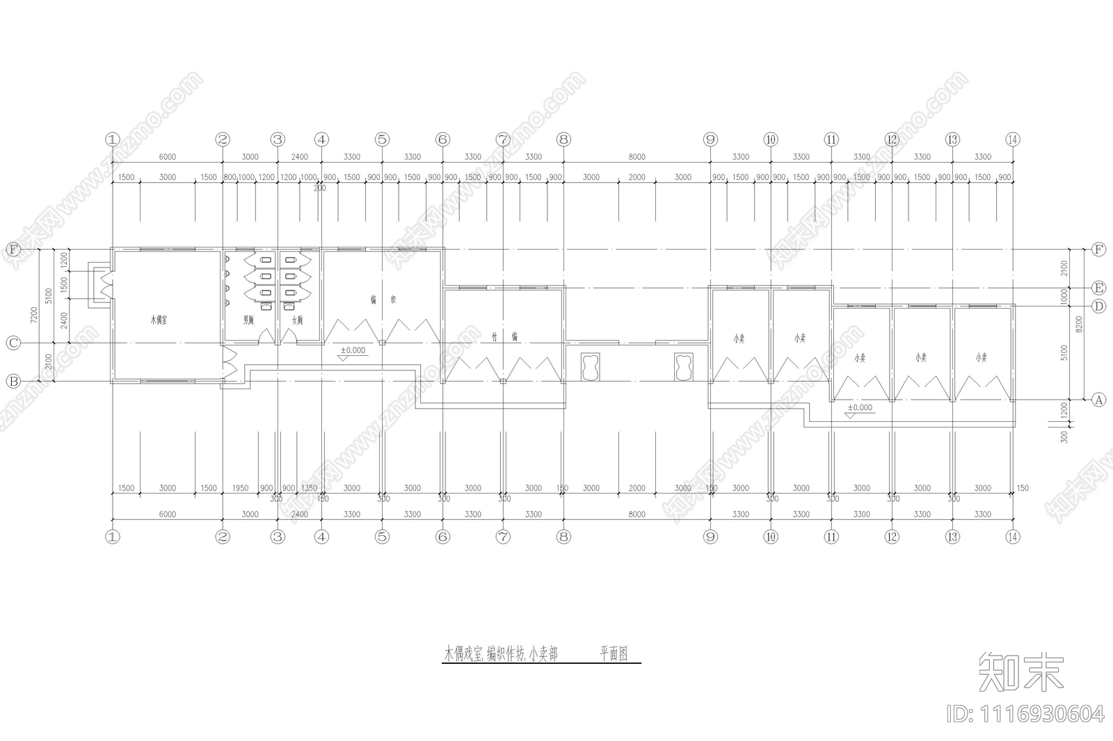 古代建筑设计剖立面施工图施工图下载【ID:1116930604】