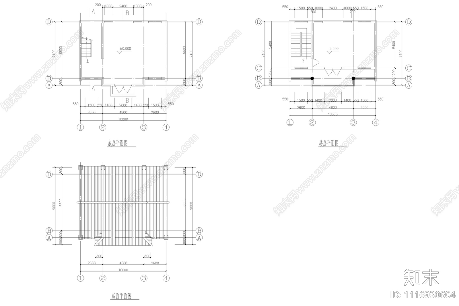 古代建筑设计剖立面施工图施工图下载【ID:1116930604】