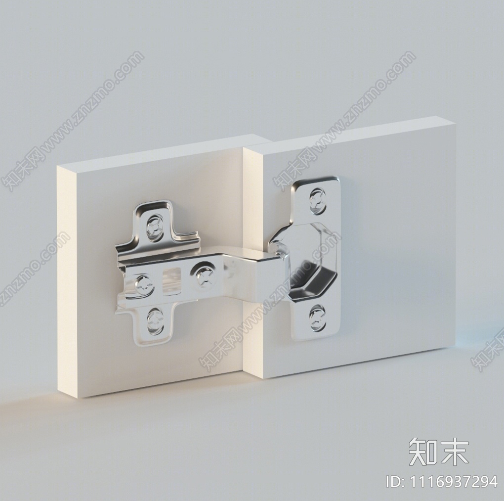 家具铰链3D模型下载【ID:1116937294】