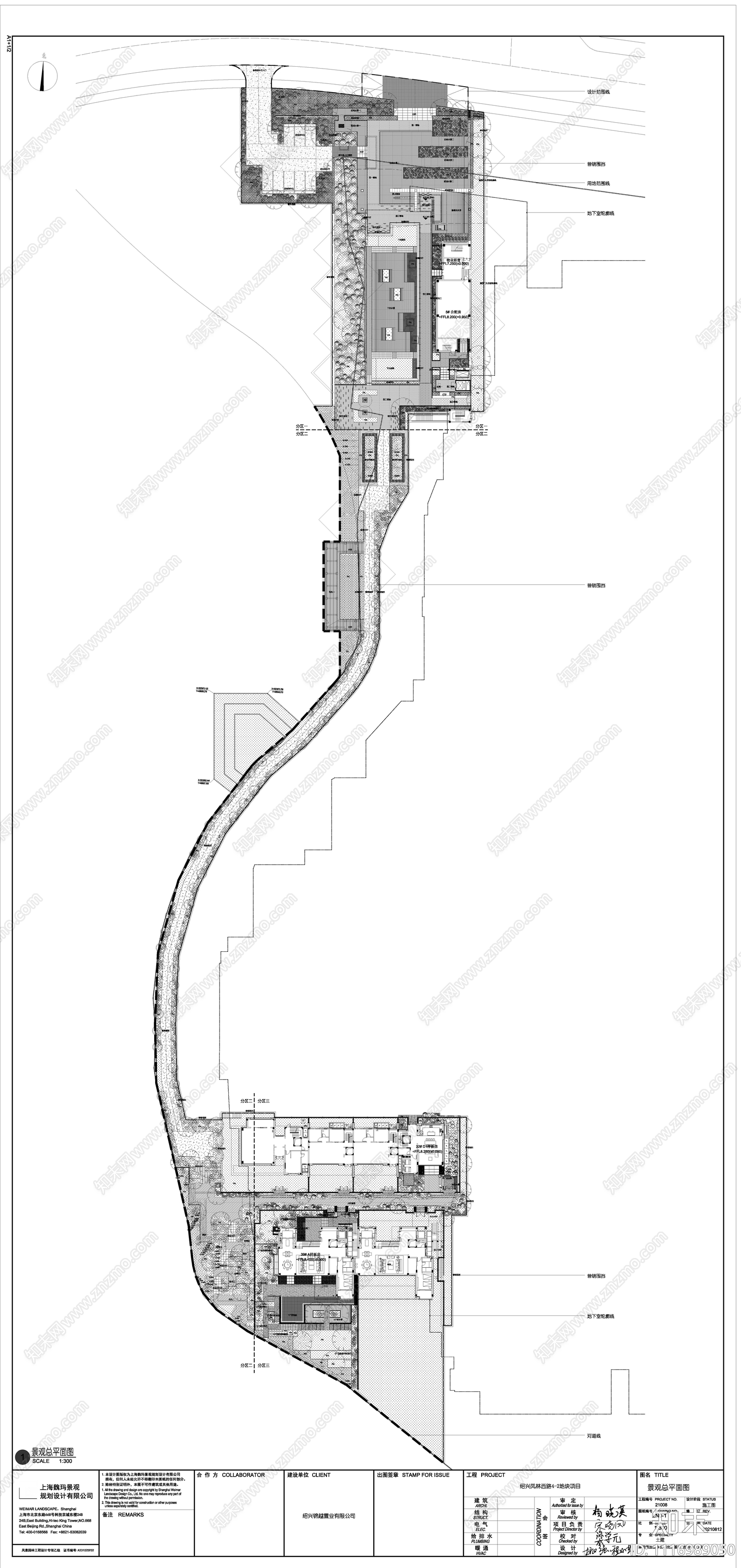 新中式居住区景观设计施工图施工图下载【ID:1116989050】