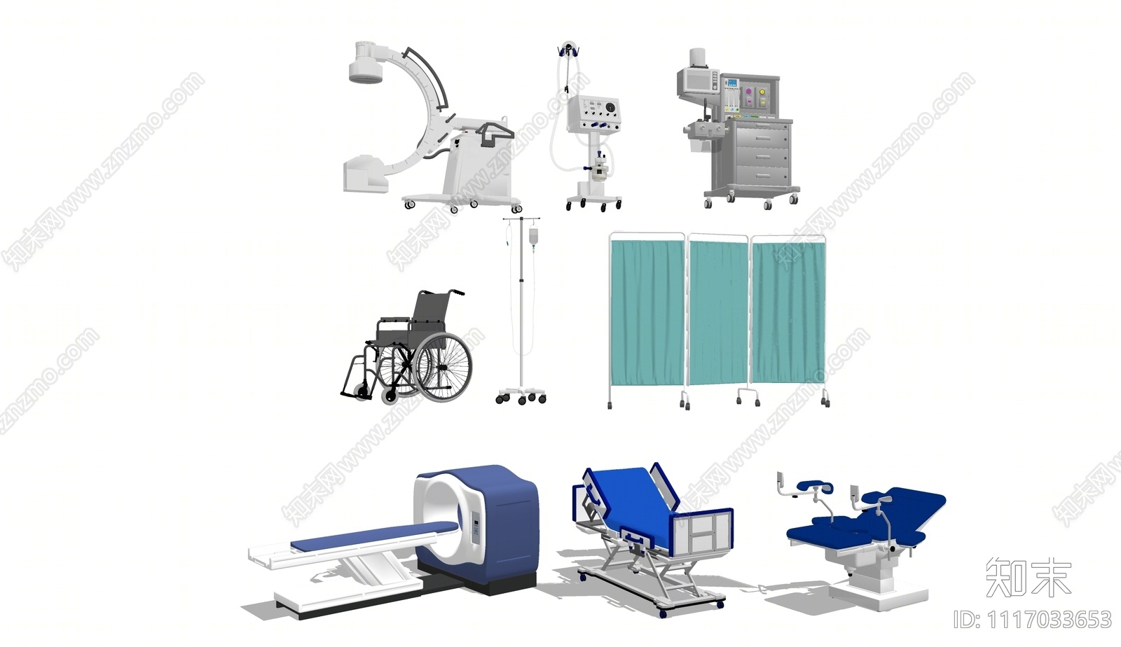 医疗器材SU模型下载【ID:1117033653】