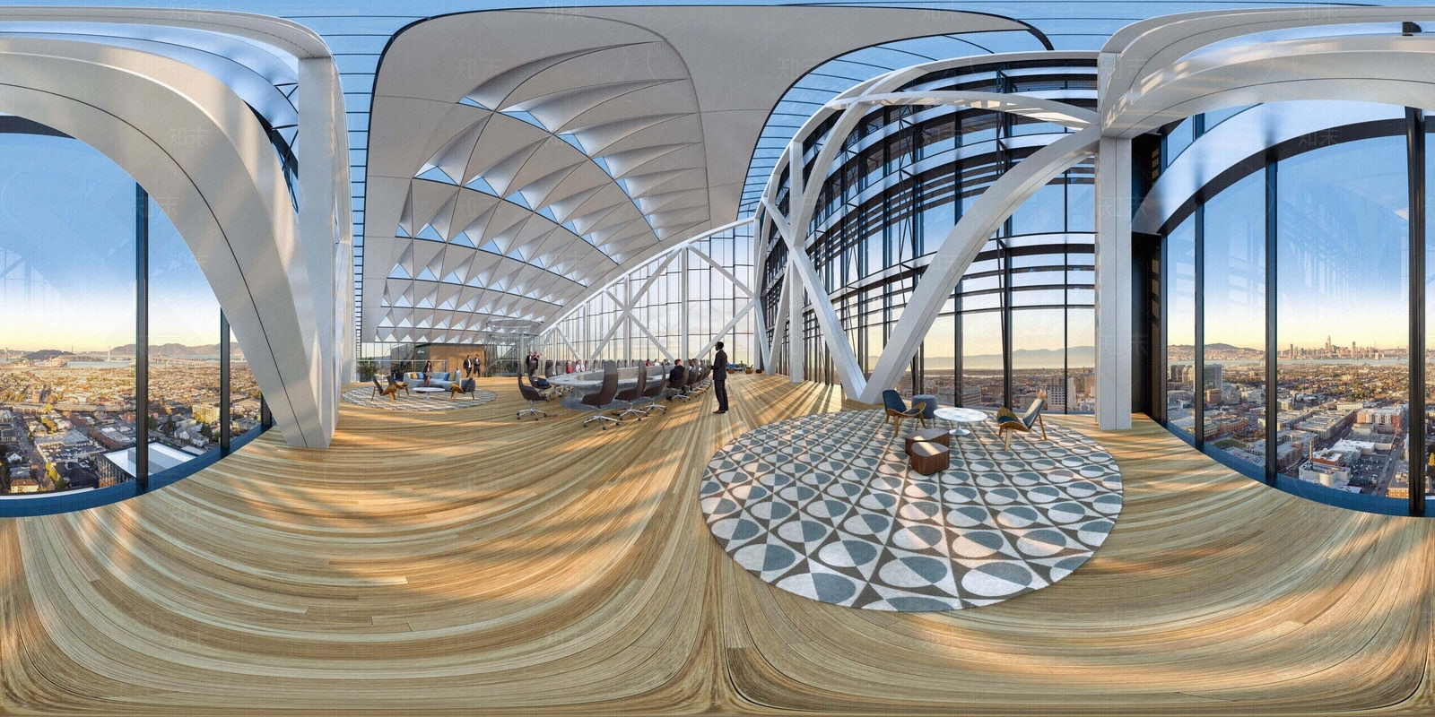 超级会议室室内HDR贴图下载【ID:1117037479】